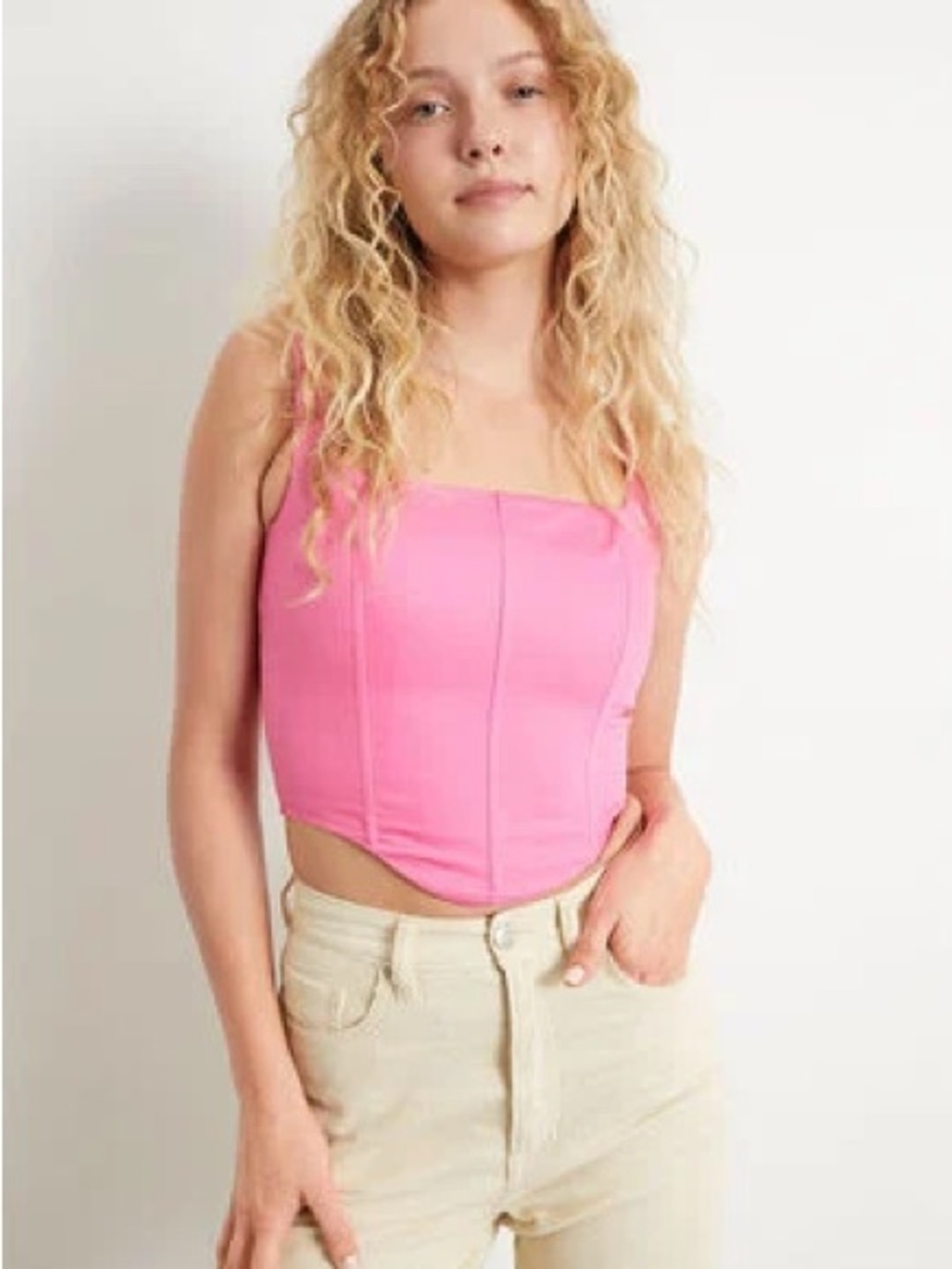 NWT - PepperMayo - Pink Pastel Skies Bustier Top
